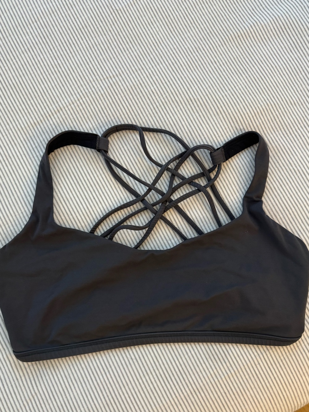 Lululemon free to be wild sports bra- graphite